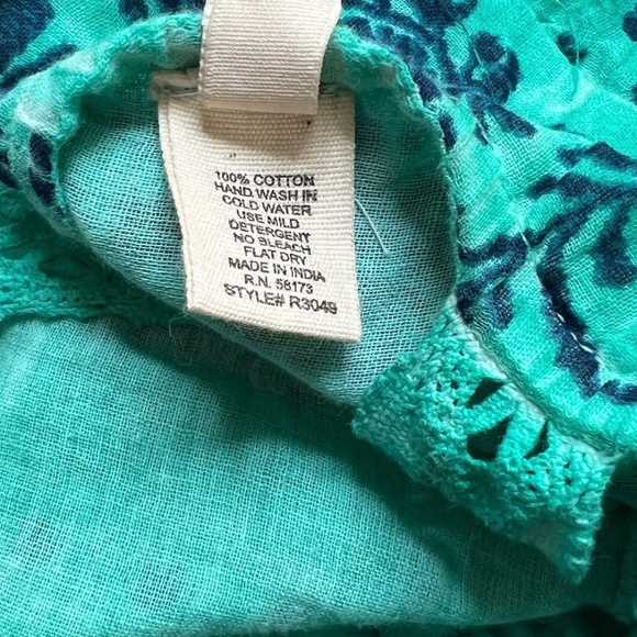 Cotton Maxi Boho Sundress  Raga Size Medium - Picture 5 of 9